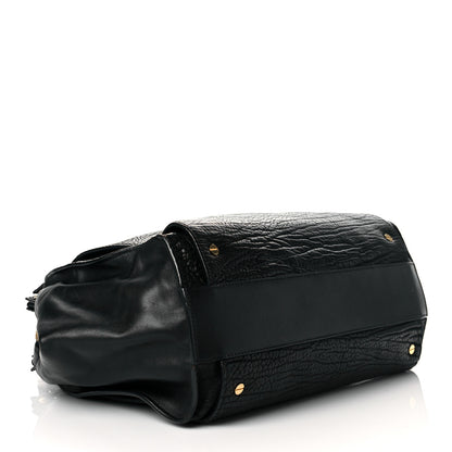 Chloe Pebbled Calfskin Dree Shoulder Bag Black 3 of 9