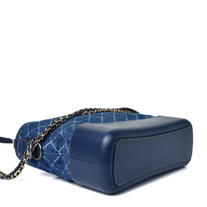 Chanel Denim Calfskin Medium Gabrielle Hobo Blue 3 of 6