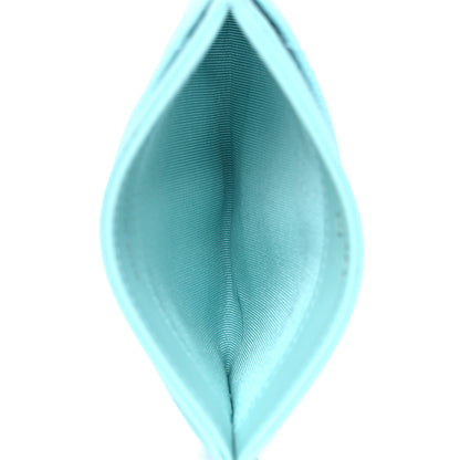 Chanel Caviar Quilted Card Holder Light Blue 5 of 10