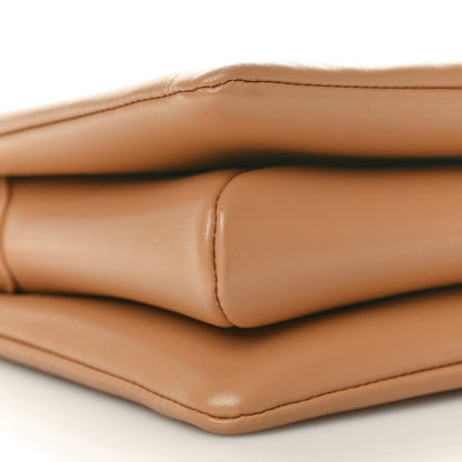 Louis Vuitton Lambskin Embossed Monogram Coussin PM Camel 8 of 9