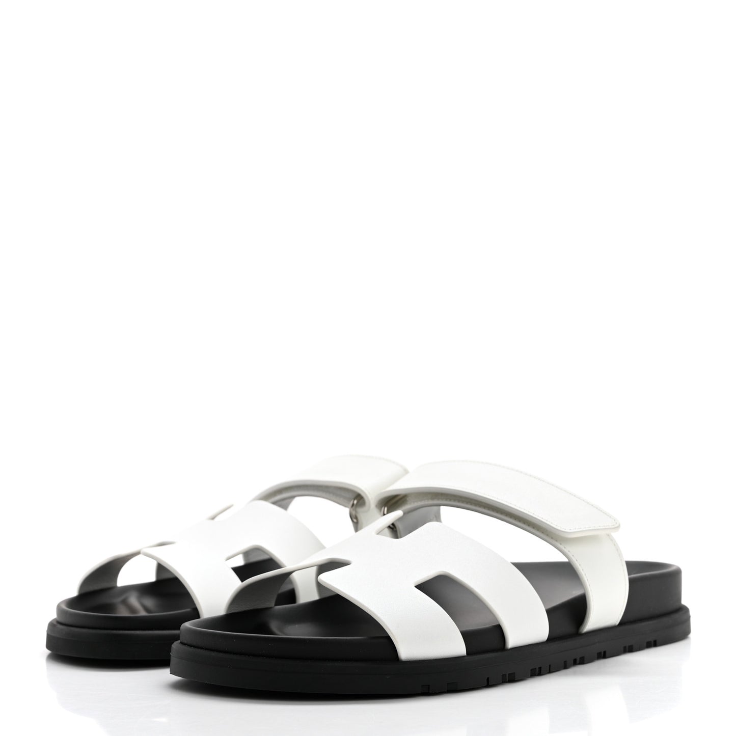 Calfskin Womens Chypre Sandals 39.5 White