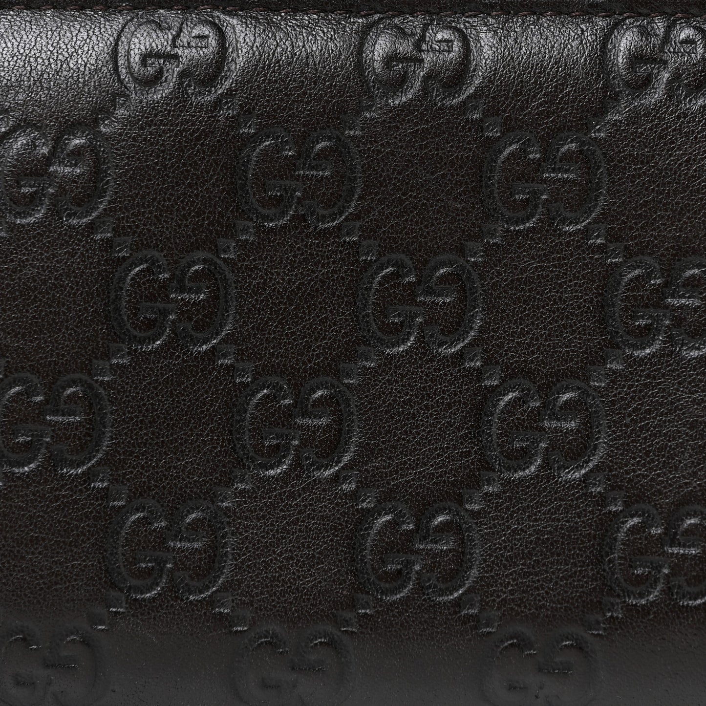 Guccissima Vitello Tender Donna Long Wallet Testa di Moro