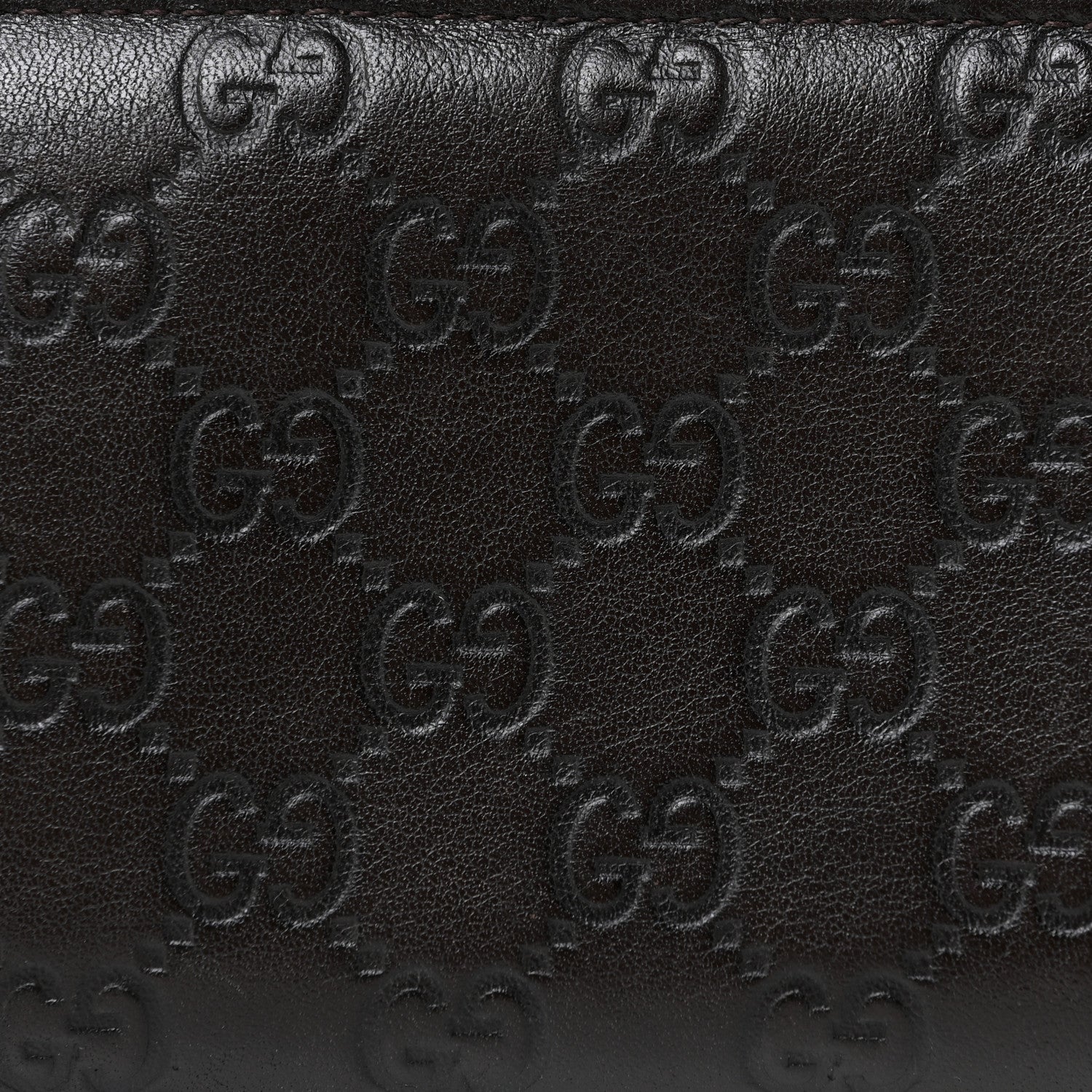 Gucci Guccissima Vitello Tender Donna Long Wallet Testa di Moro 10 of 17