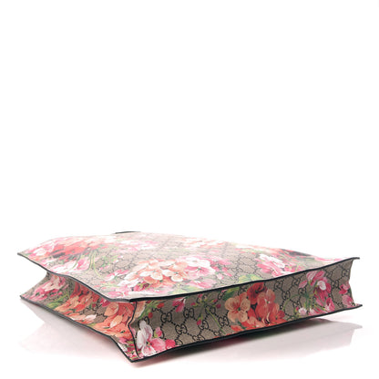 Gucci Soft GG Supreme Monogram Blooms Vertical Tote Beige Multicolor Dry Rose 6 of 12