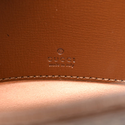 Gucci GG Supreme Monogram Azalea Calfskin Web Mini Jackie 1961 Hobo Beige Ebony Brown Sugar 6 of 10