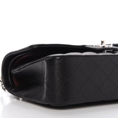 Chanel Caviar Quilted Medium Double Flap Black 6 of 10