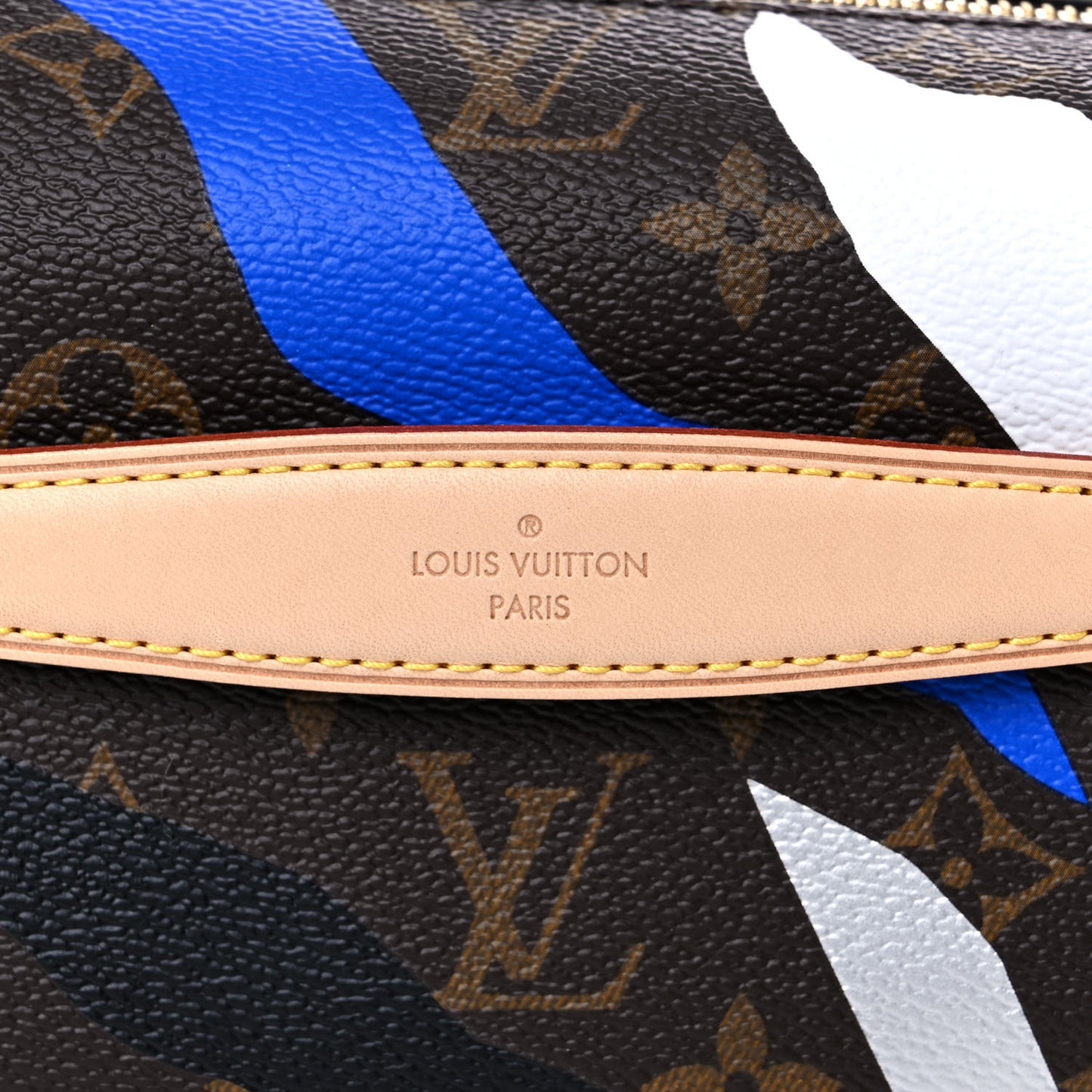 X LOL Monogram Bumbag Blue Silver