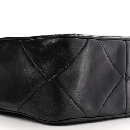 Chanel Lambskin Quilted CC Tassel Camera Case Black 10 of 13