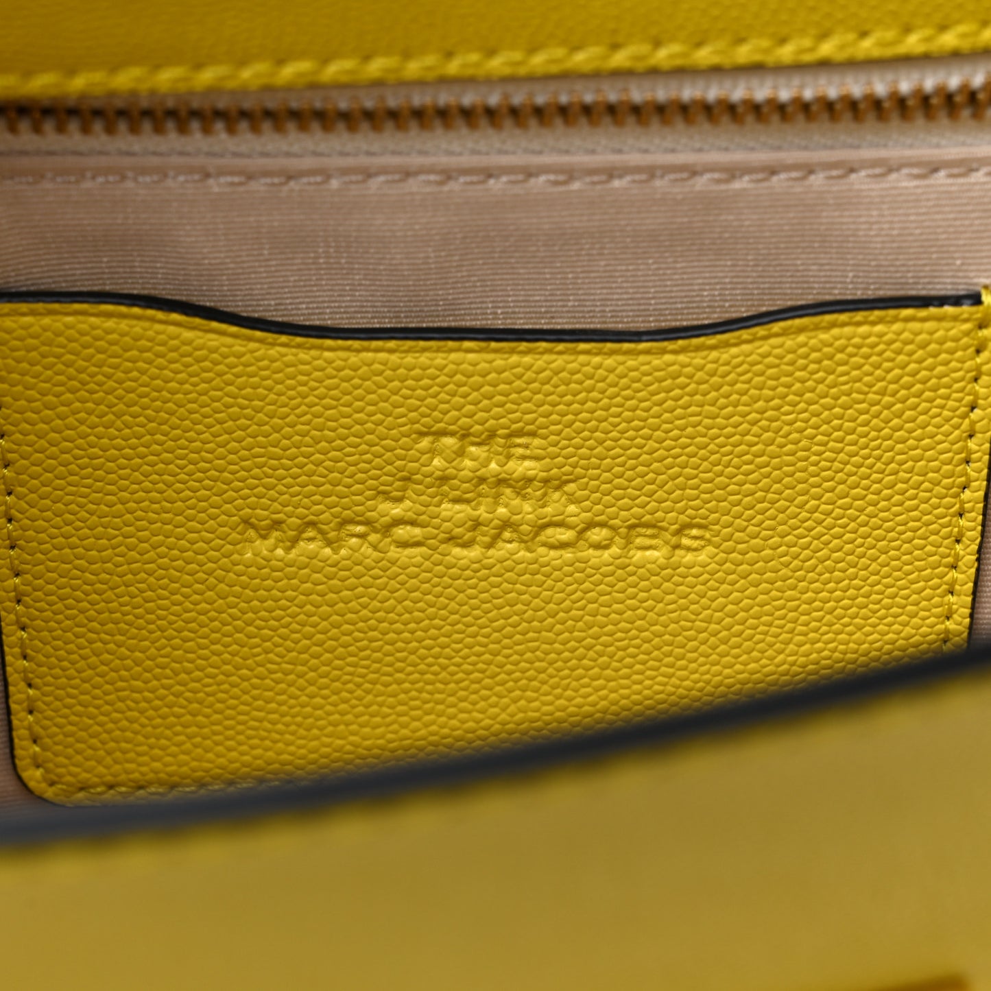 Textured Calfskin The J Link Shoulder Bag Yellow