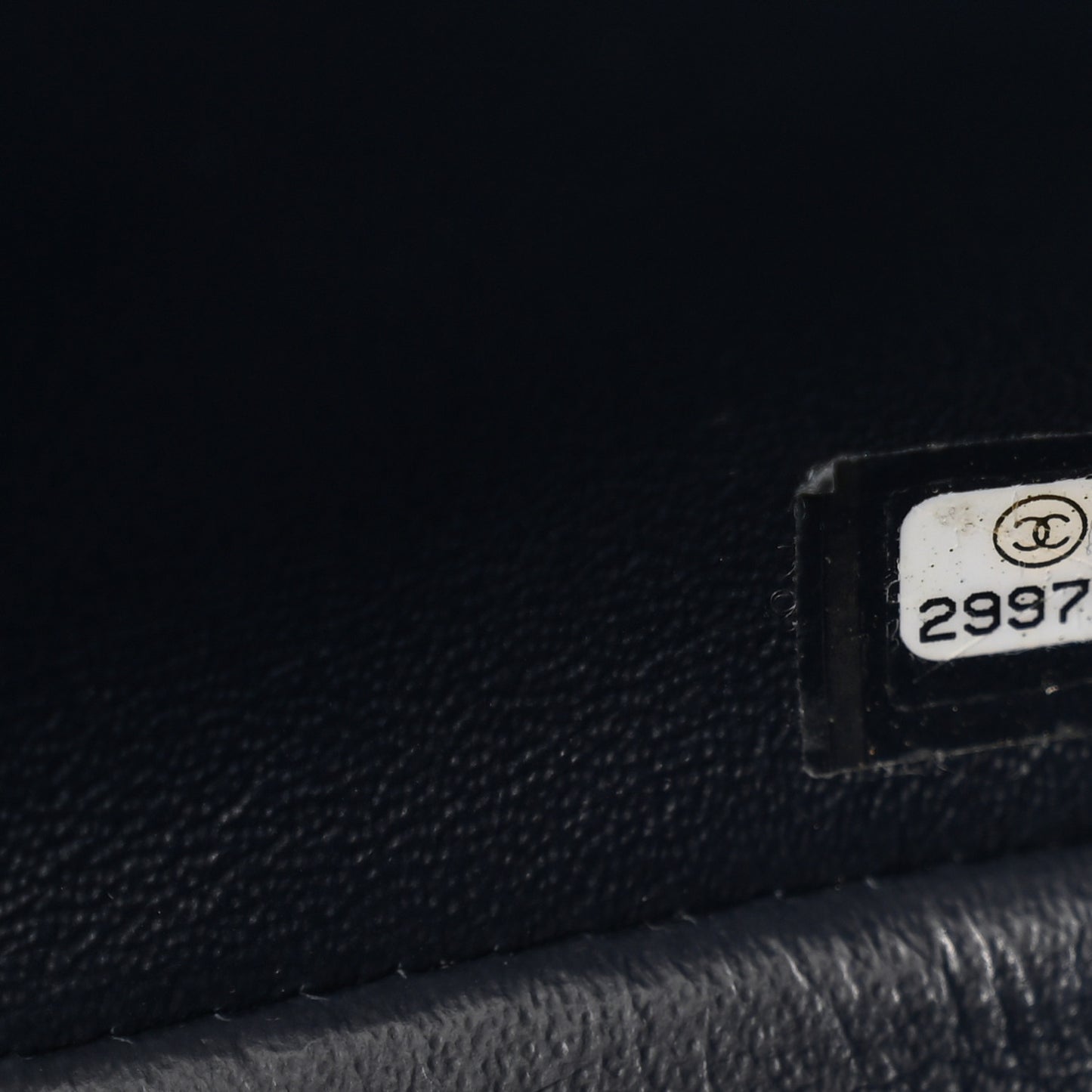 Lambskin Quilted Mini Square Flap Navy