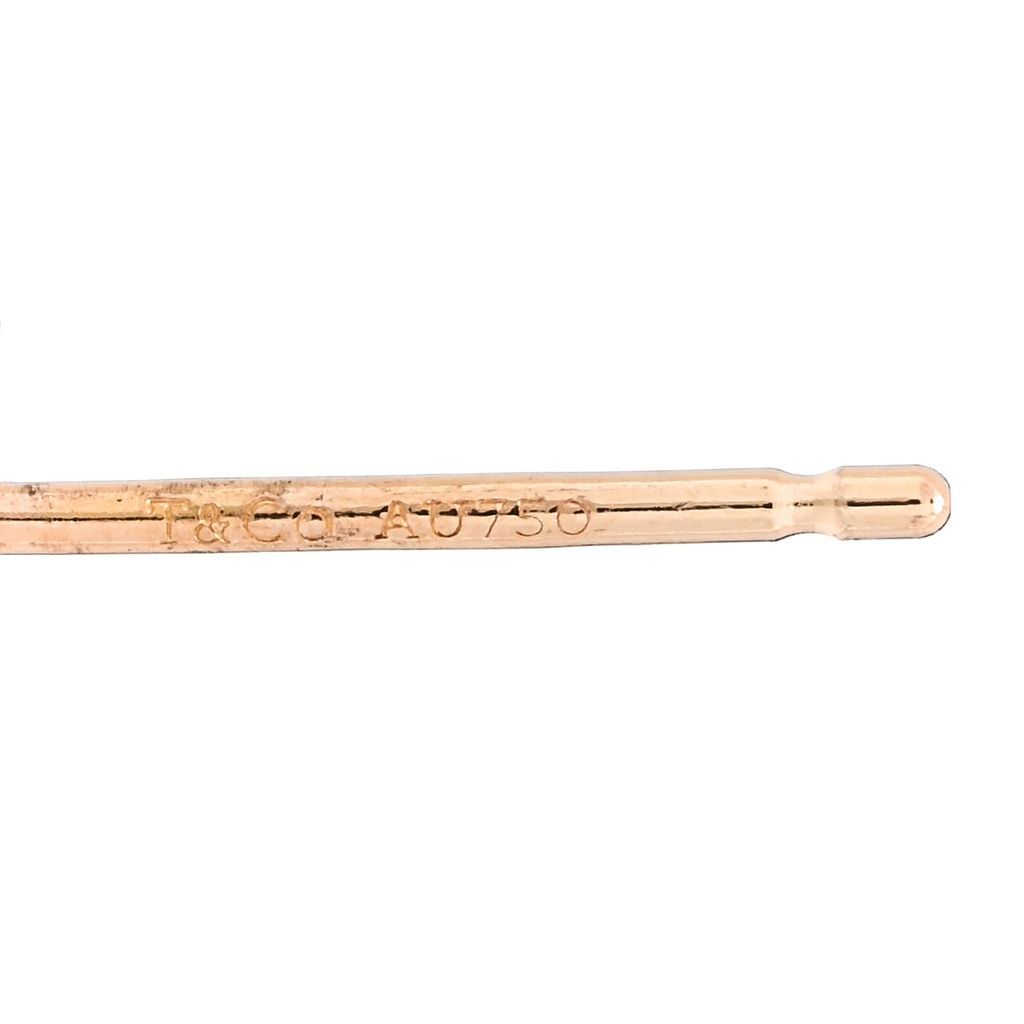 18K Rose Gold Graffiti Non Single Earring