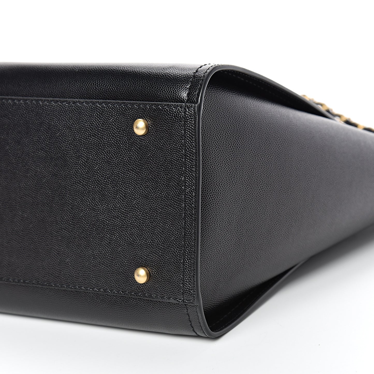 Caviar Small Studded Deauville Tote Black