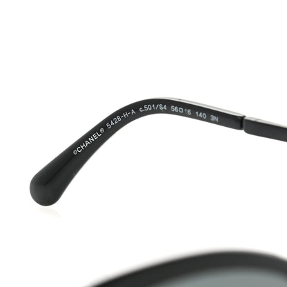 Chanel Acetate Pearl Sunglasses 5428-H Black 5 of 8