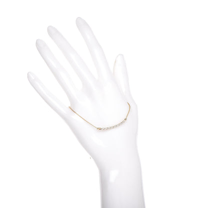 David Yurman 18K Yellow Gold Diamond Paveflex Station Bracelet 2 of 4