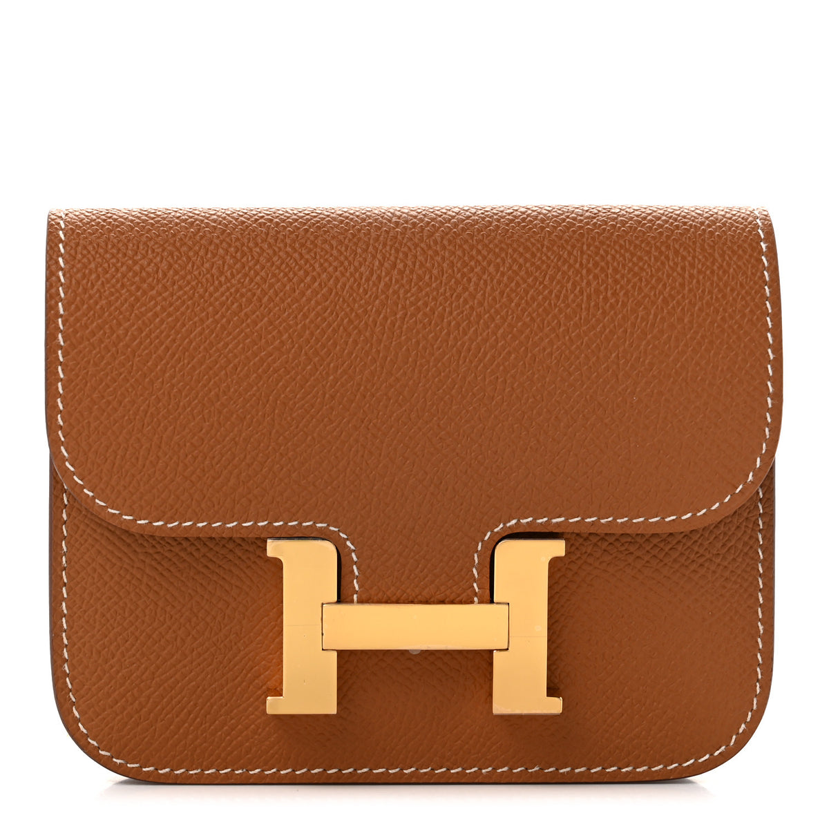 Hermes Epsom Constance Slim Wallet Gold 1 of 9