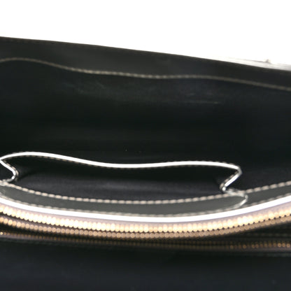Bulgari Metallic Calfskin Serpenti Forever Shoulder Bag Silver 6 of 12