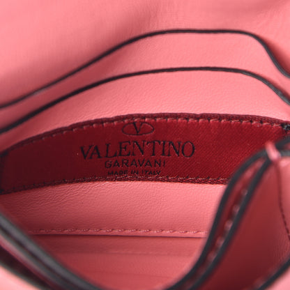 Valentino Garavani Calfskin Mini Rockstud Cabana Crossbody Bag Paradise Rose 6 of 9