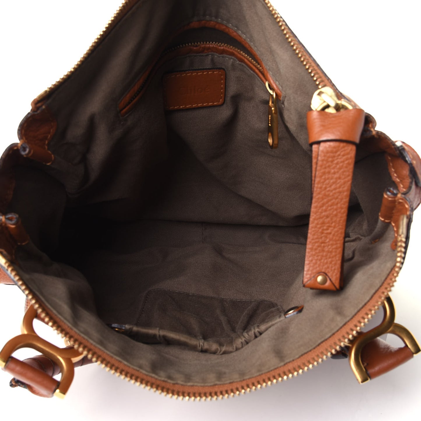 Calfskin Medium Marcie Satchel Tan