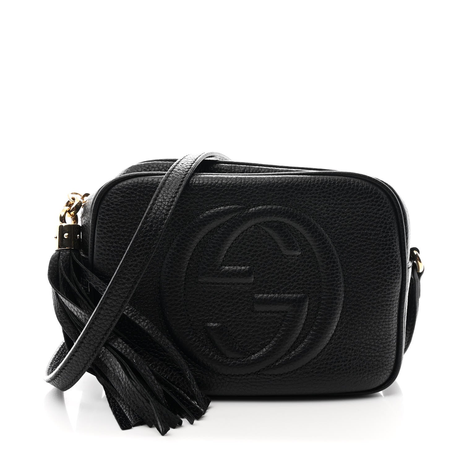 Gucci Pebbled Calfskin Small Soho Disco Bag Black 1 of 9
