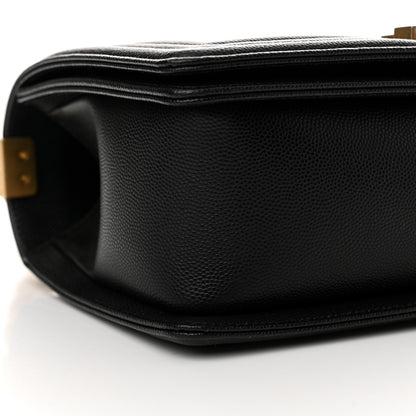 Chanel Caviar Quilted Medium Boy Flap Black 9 of 10