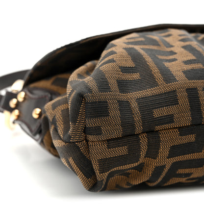 Fendi Zucca Small Chef Shoulder Bag Tobacco 8 of 11