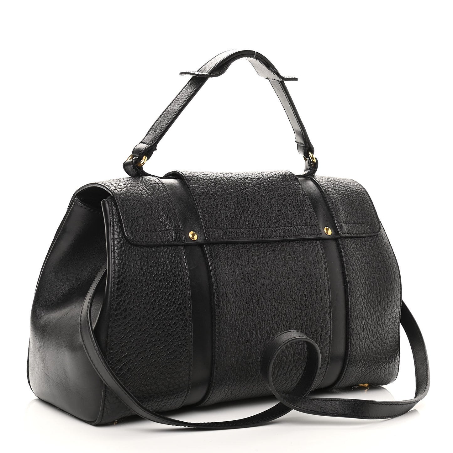 Calfskin Thompson Satchel Black