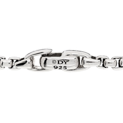 David Yurman Sterling Silver 4mm Box Chain Bracelet 3 of 3