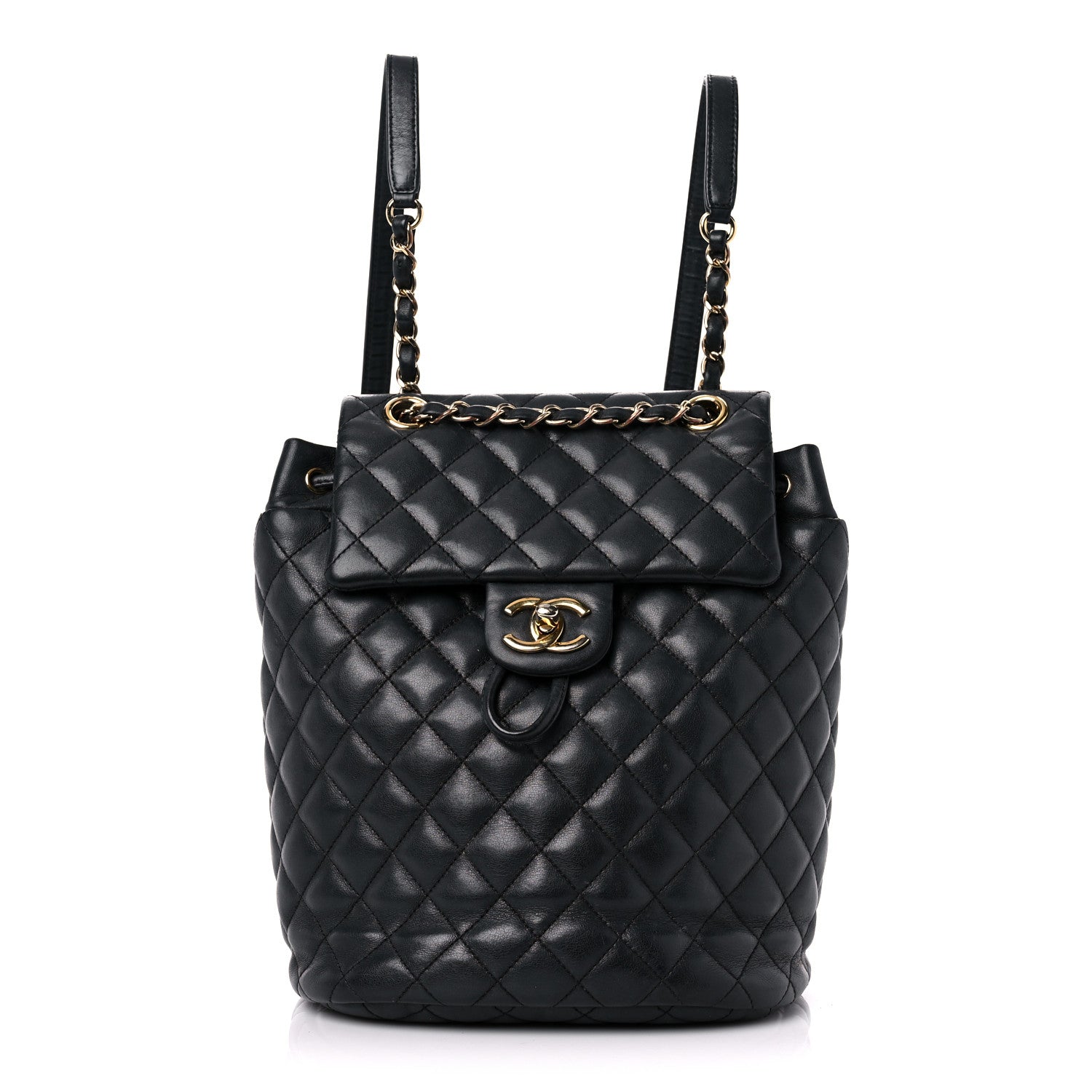 Chanel Calfskin Quilted Small Urban Spirit Backpack Black 1 of 21