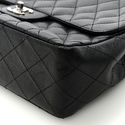 Chanel Caviar Quilted Jumbo Single Flap Black 8 of 8
