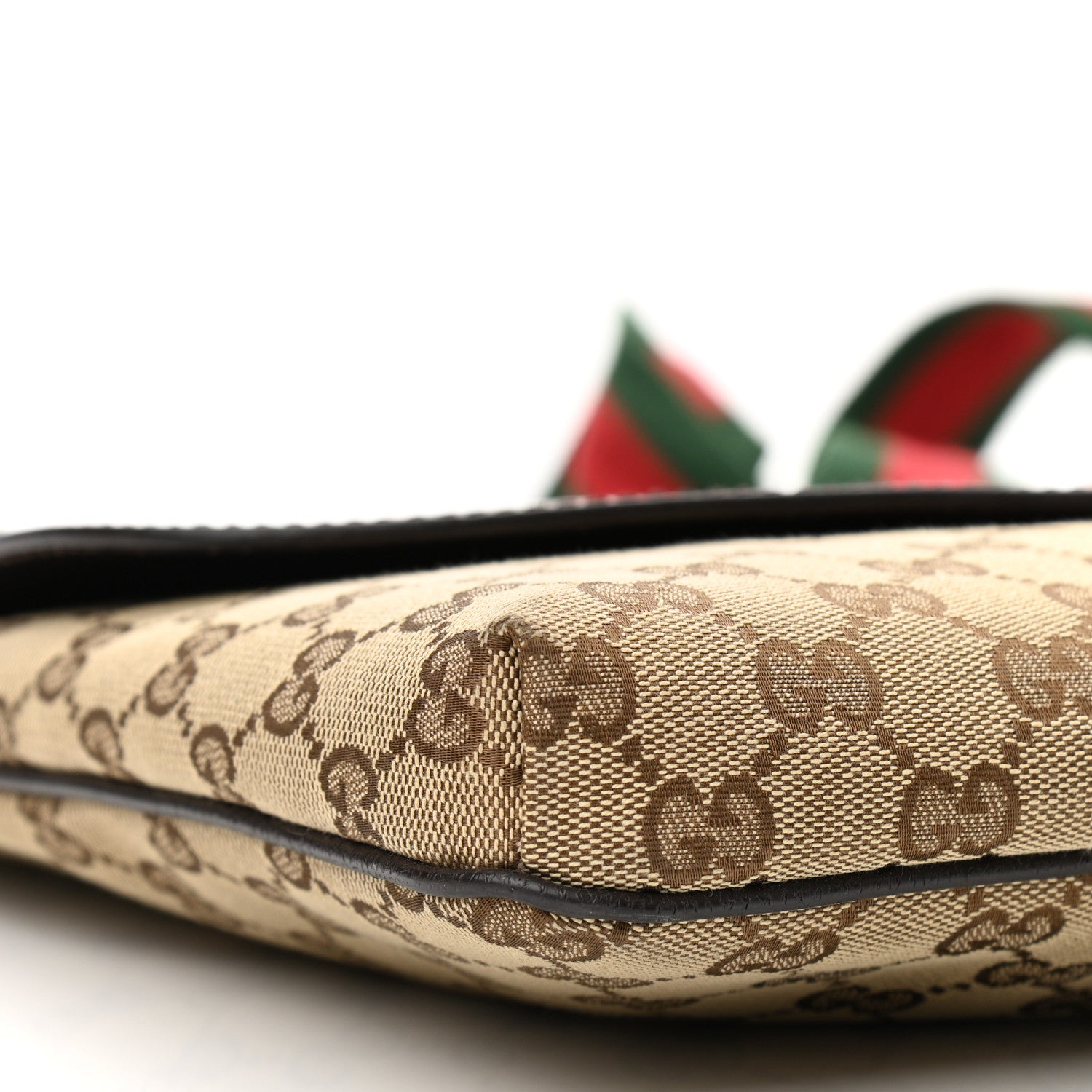 Gucci Monogram Signature Web Small Messenger Brown 9 of 10