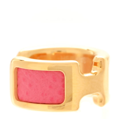 Hermes Epsom Olympe Ear Cuff PM Rose Azalee 1 of 4