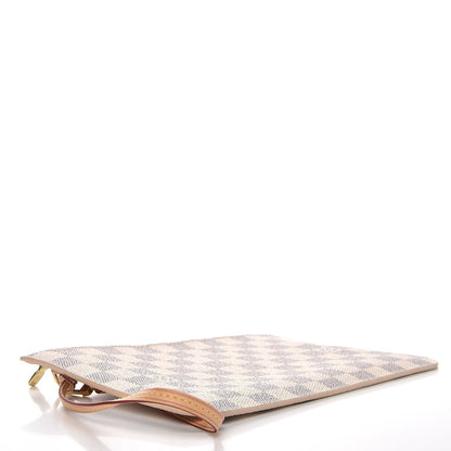 Louis Vuitton Damier Azur Neverfull MM GM Pochette 4 of 7