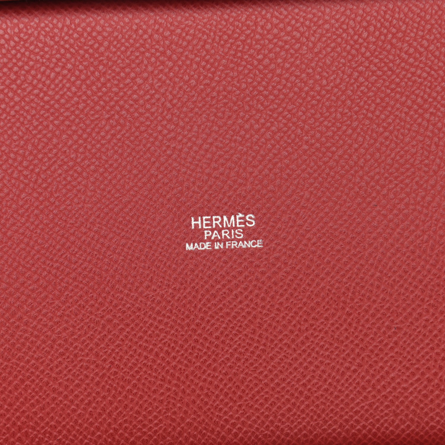 Hermes Epsom Top Handle Bag Rouge Casaque 6 of 12