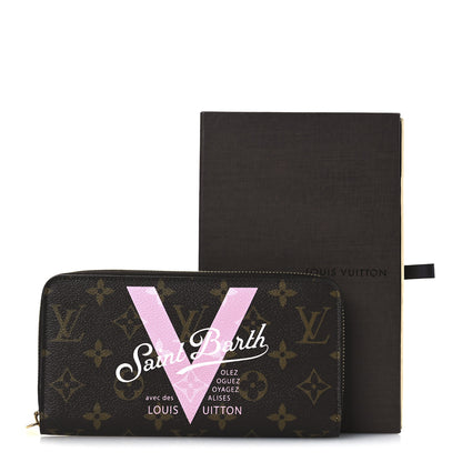 Louis Vuitton Monogram Saint Barth V Zippy Wallet Rose Ballerine 7 of 7