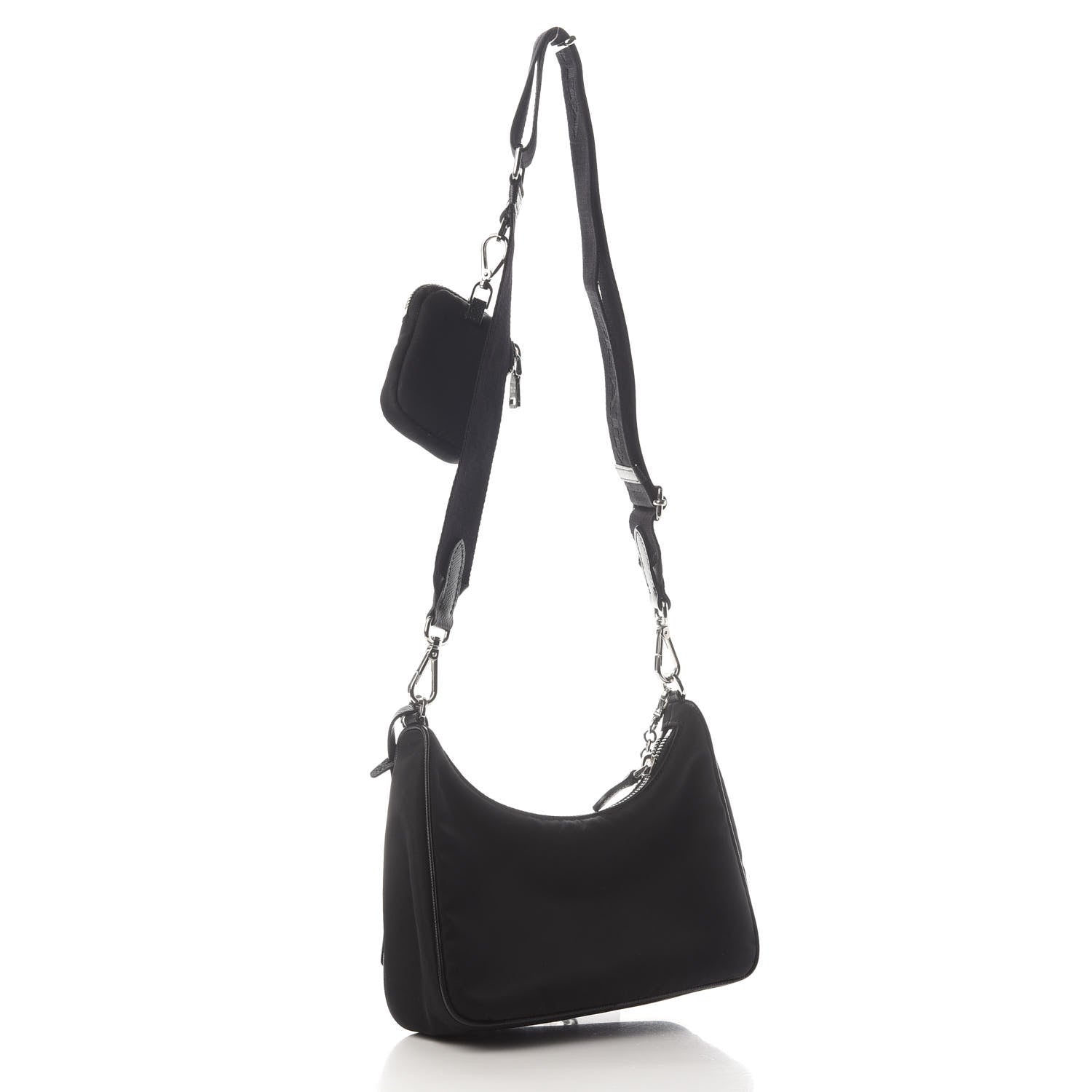 Prada Nylon Re-Edition 2005 Shoulder Bag Black 3 of 8