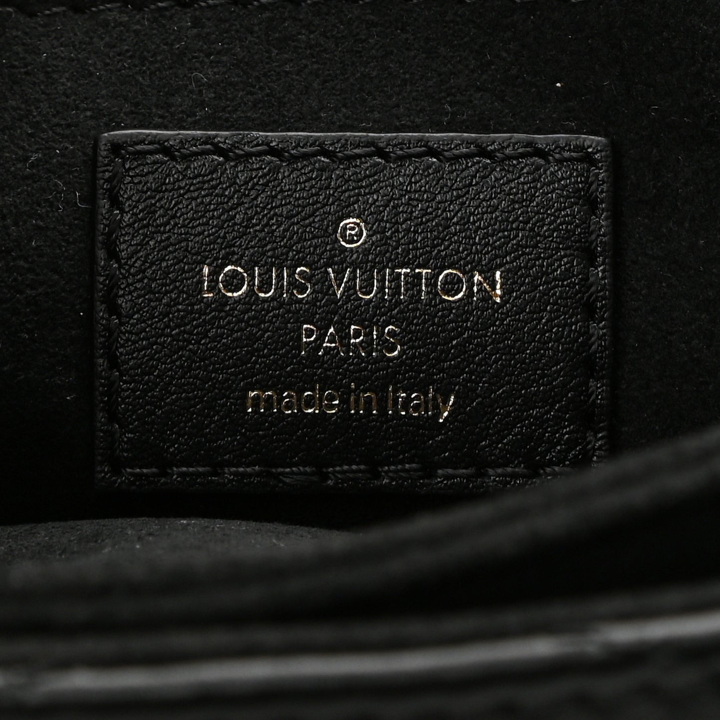 Calfskin LV New Wave Chain Bag Black