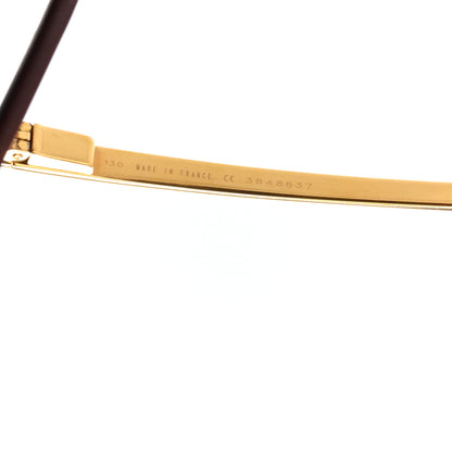 Cartier Santos Dumont Aviator Sunglasses 130 Gold 6 of 6