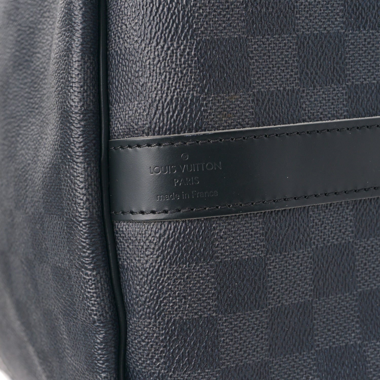 Louis Vuitton Damier Graphite Logo Keepall Bandouliere 50 Gris 5 of 8