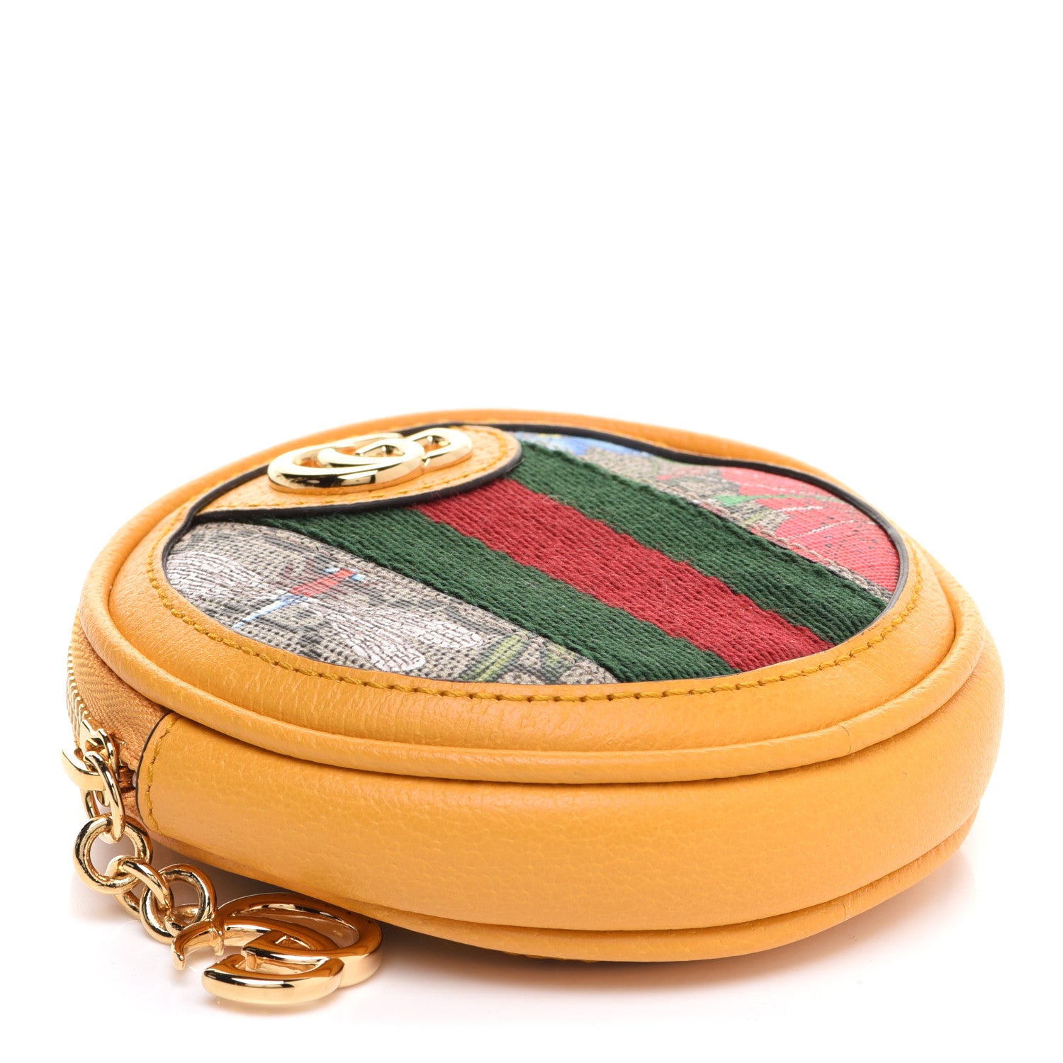 Gucci GG Supreme Monogram Flora Web Ophidia Coin Purse Beige Multicolor Crop 4 of 8
