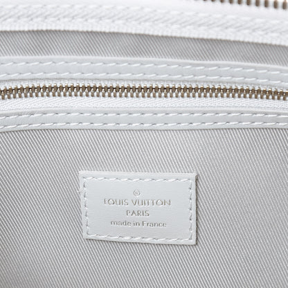 Louis Vuitton Monogram Logo Keepall Bandouliere 50 White 6 of 19