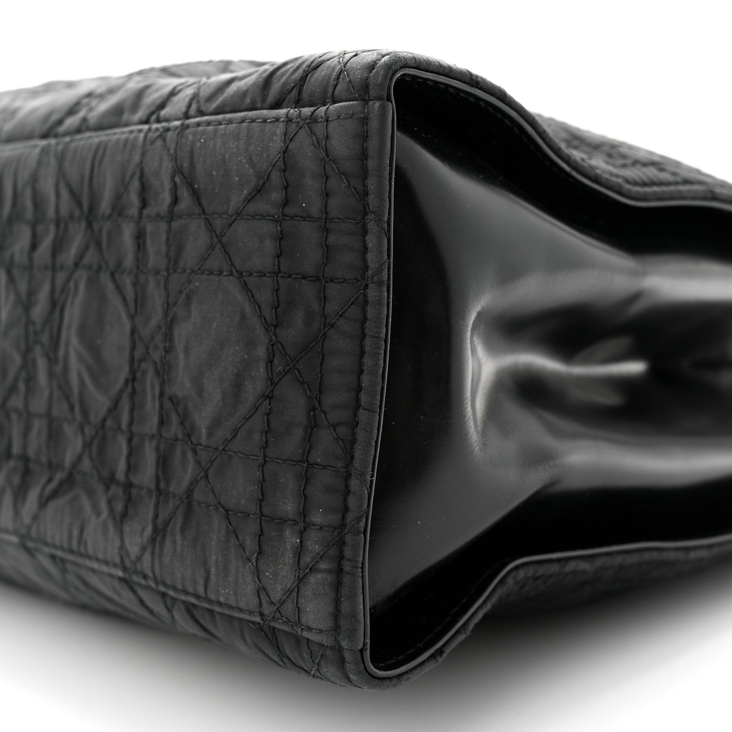 Christian Dior Nylon Cannage Large Tote Black 11 of 16
