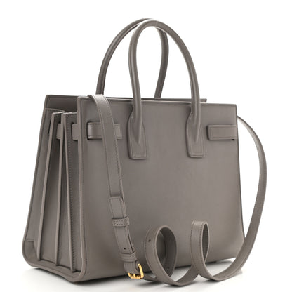 Saint Laurent Calfskin Baby Sac de Jour Fog 2 of 11