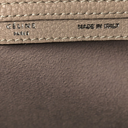 Celine Drummed Calfskin Mini Luggage Dune 10 of 15