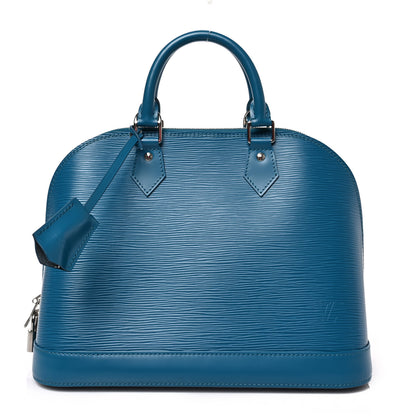 Louis Vuitton Epi Alma PM Cyan 1 of 9