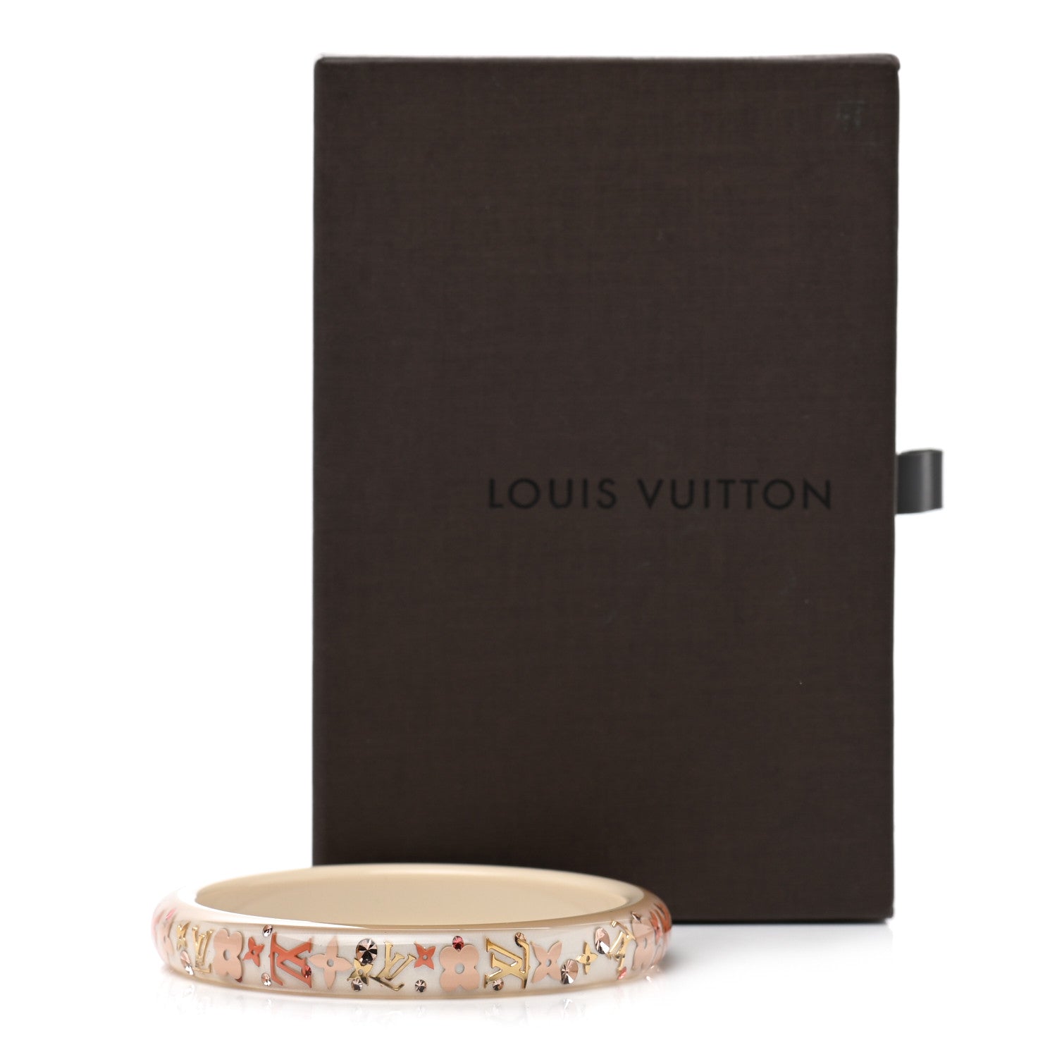 Louis Vuitton Resin Swarovski Medium Inclusion Bracelet PM Nacre 4 of 4