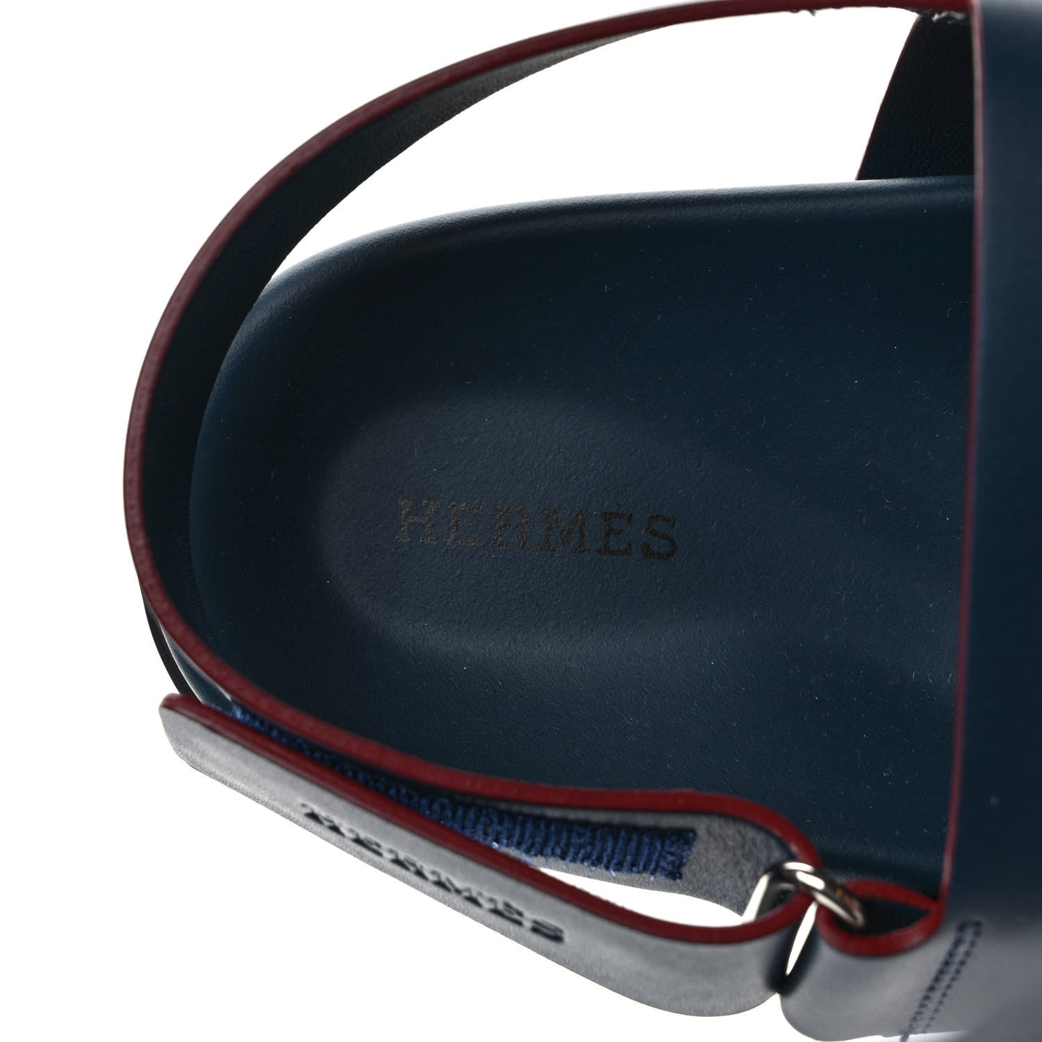 Hermes Calfskin Mens Genius Sandals 42.5 Marine 7 of 9