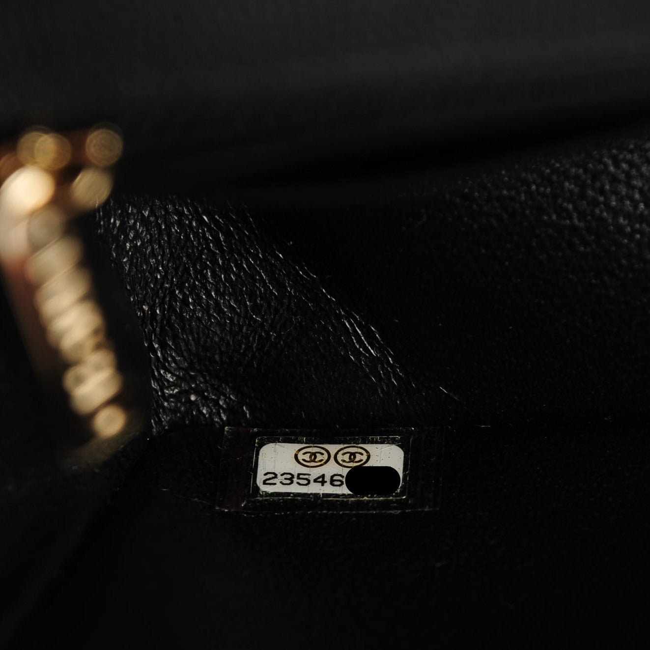Caviar Quilted Mini Rectangular Flap Black