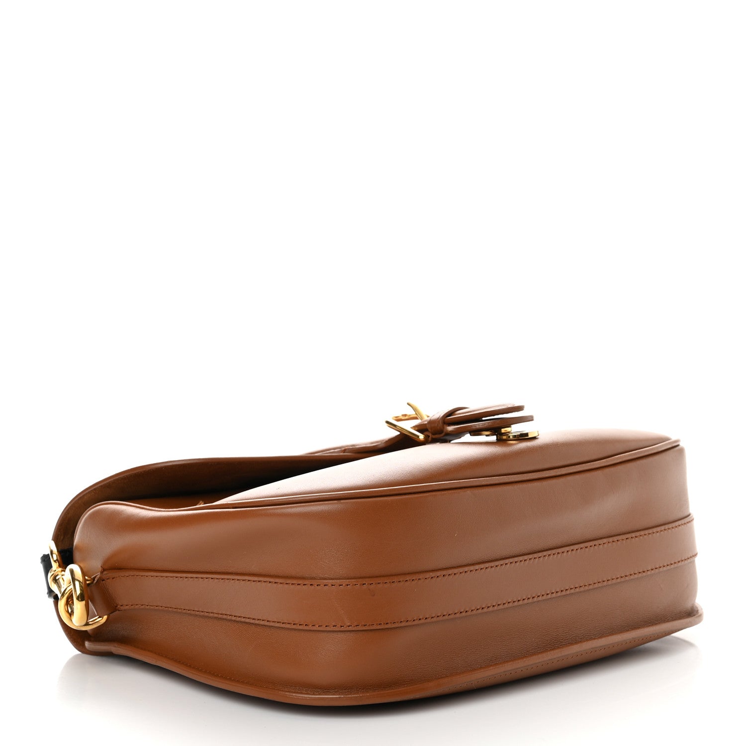Christian Dior Box Calfskin Large Bobby Flap Dark Tan 4 of 13