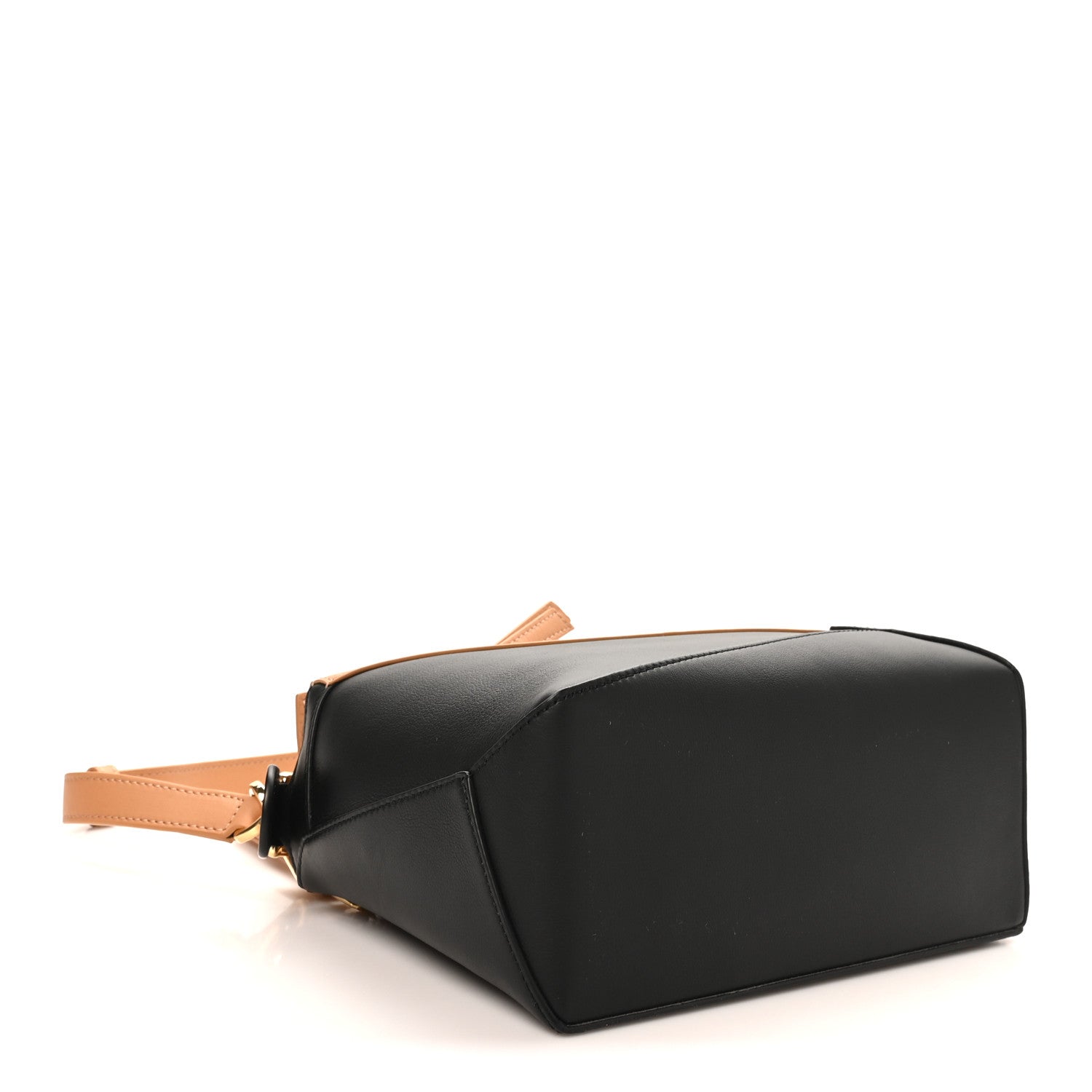 Loewe Calfskin Small Puzzle Edge Bag Warm Desert Black 4 of 10