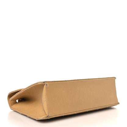 Chanel Caviar Stitched Jumbo Single Flap Beige 4 of 13